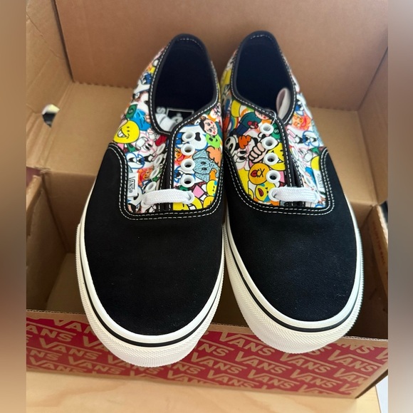 Vans x atmos Authentic 'Emoji' sneakers, Womens 10 - Picture 2 of 5